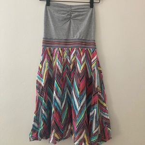 Cute, short, strapless dress!